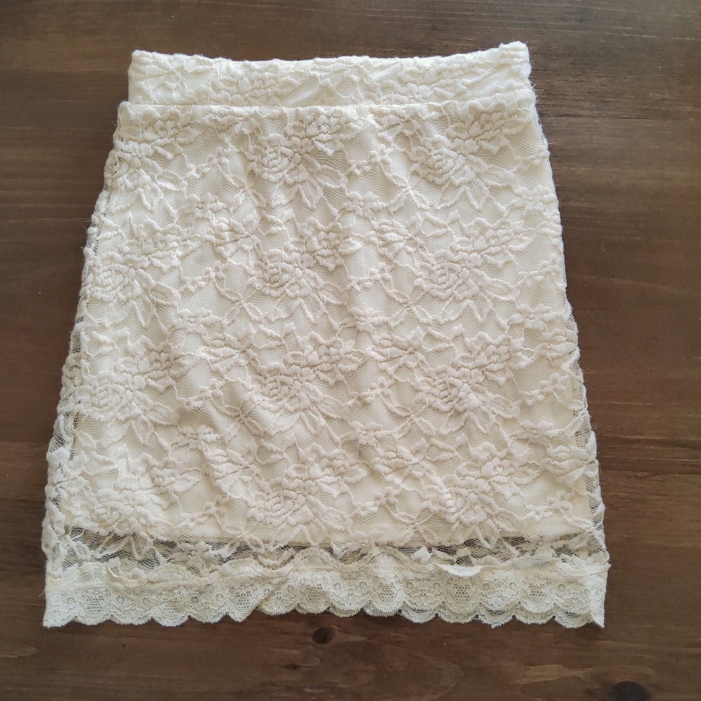 Kimchi Blue White Lace Skirt